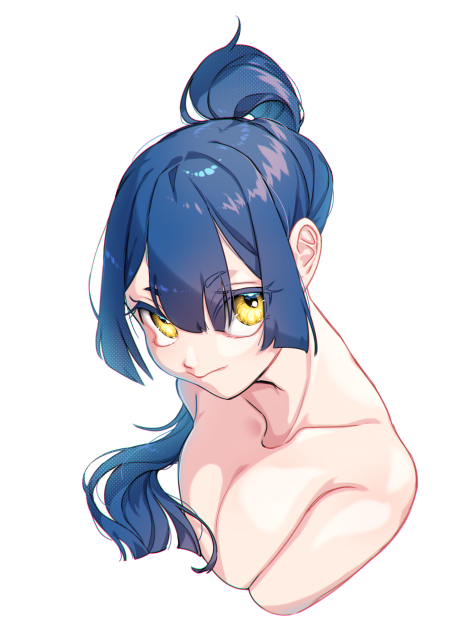 青髪