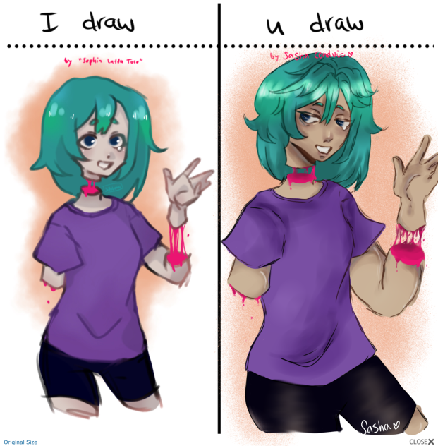 I draw you draw