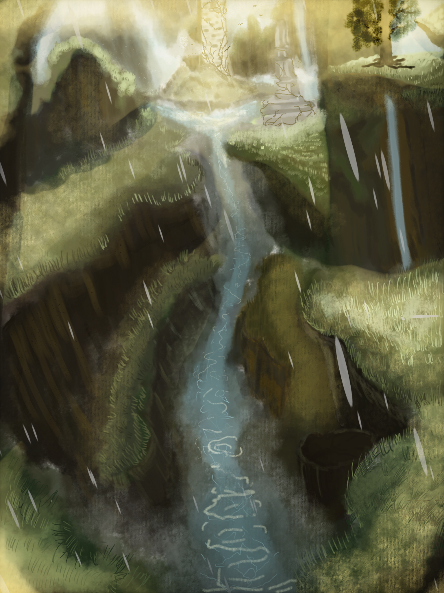 Landscape Practice 1 - ibisPaint