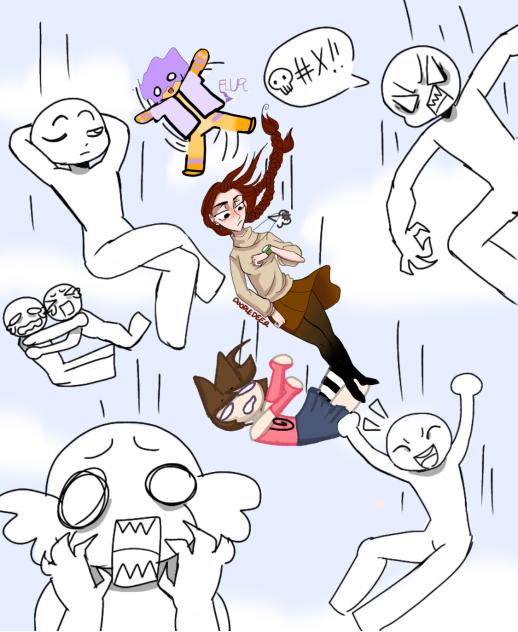a falling collab