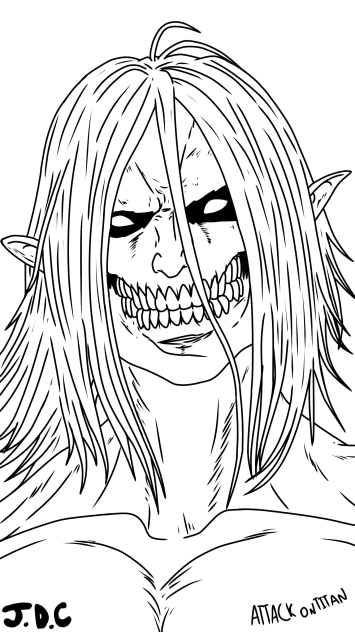 Eren Titan b,w