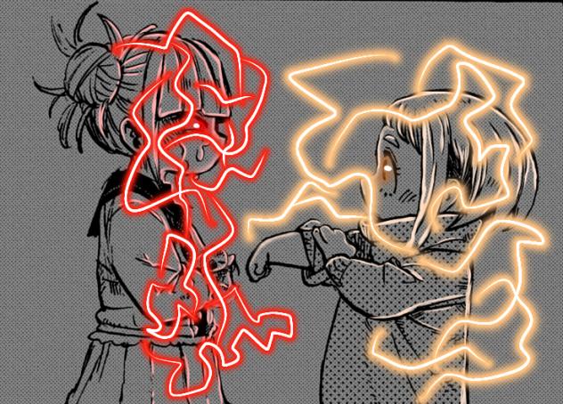 Toga and Ochaco