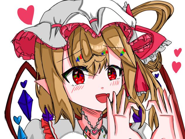 ラブリー吸血鬼♡ フランドール・スカーレット　ラフ②