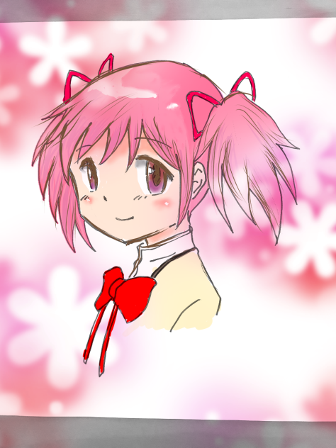 まどか描いてみた