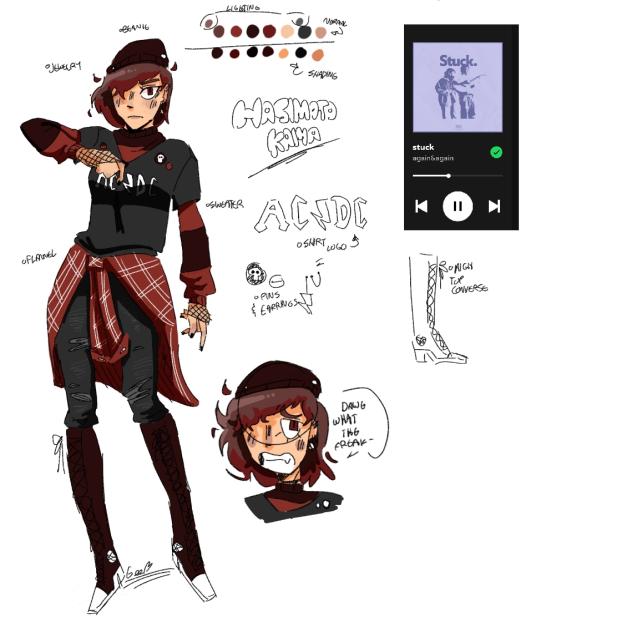 Hashimoto Kaiya ref sheet☆