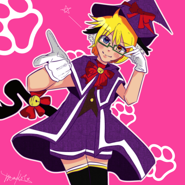 フォロワーさんの子　使い魔ミーちゃん