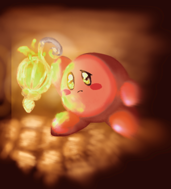 カンテラを持ったカービィ