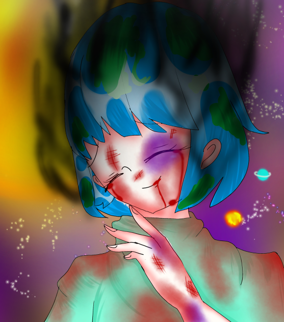 to the earth in 2045 - ibisPaint