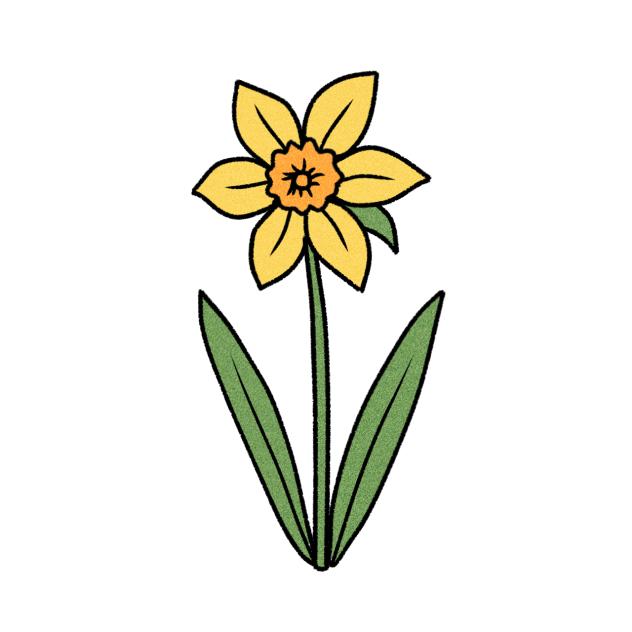 Daffodil stamp