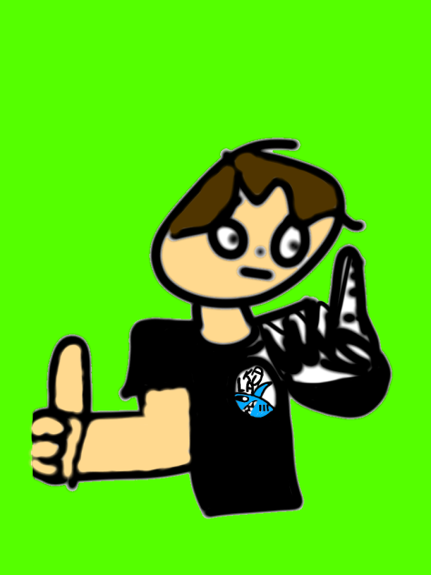 первый раскрашенный рисунок - ibisPaint