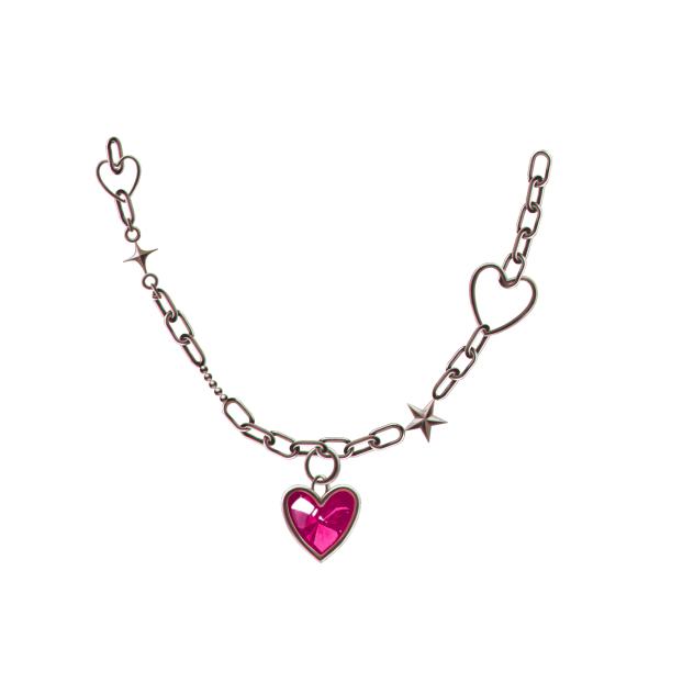 y2k Necklace Purple