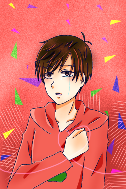 「笑って…」