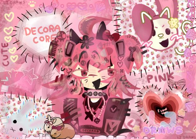 Pink Decora drawing