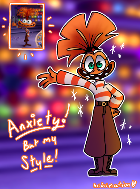 Anxiety in my style! ✨🧡☕️✨