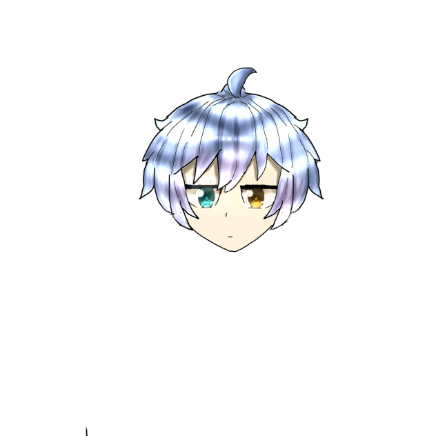 Try to draw hair ｡ﾟ(ﾟ´Д｀ﾟ)ﾟ｡