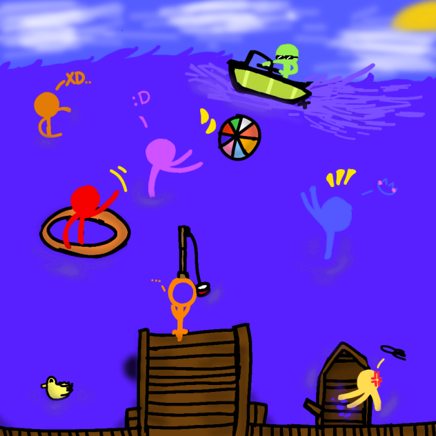 Stick figures have some Fun