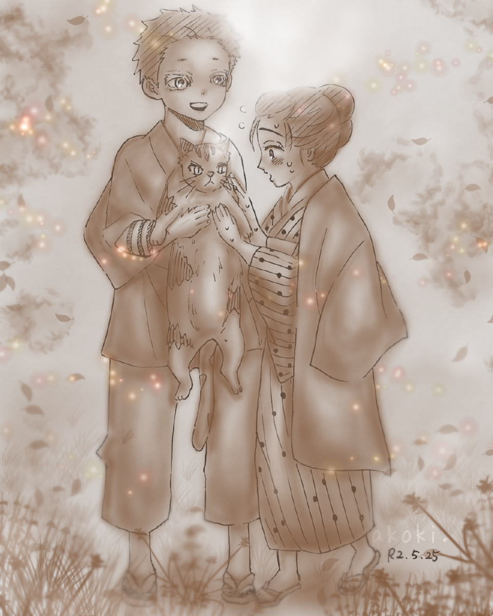 鬼滅の刃模写 狛治と恋雪 - ibisPaint