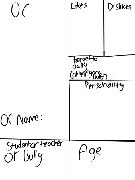 Character sheet of Evergreen High