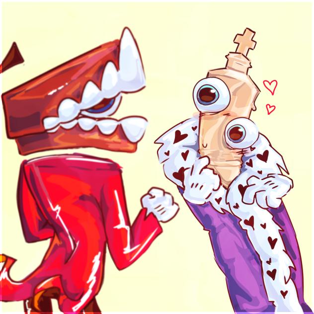 Blalala Caine x Kinger