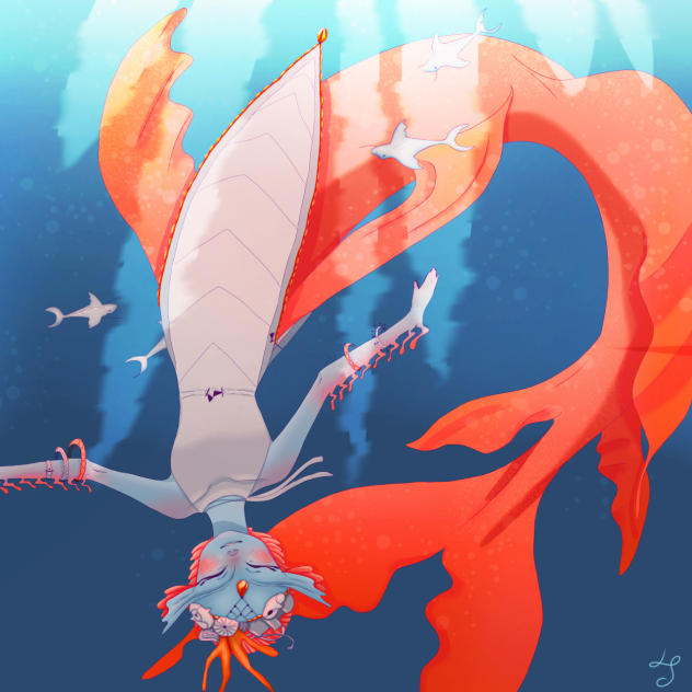 Coral mermaid