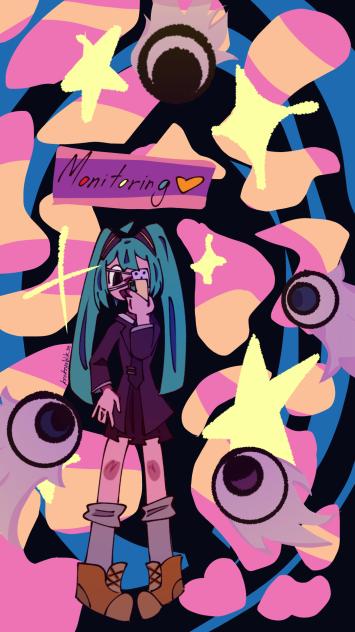Deco or Monitoring HATSUNE MIKU