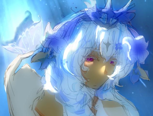 White lily cookie