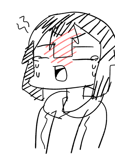 スマホを顔に落としてしまった