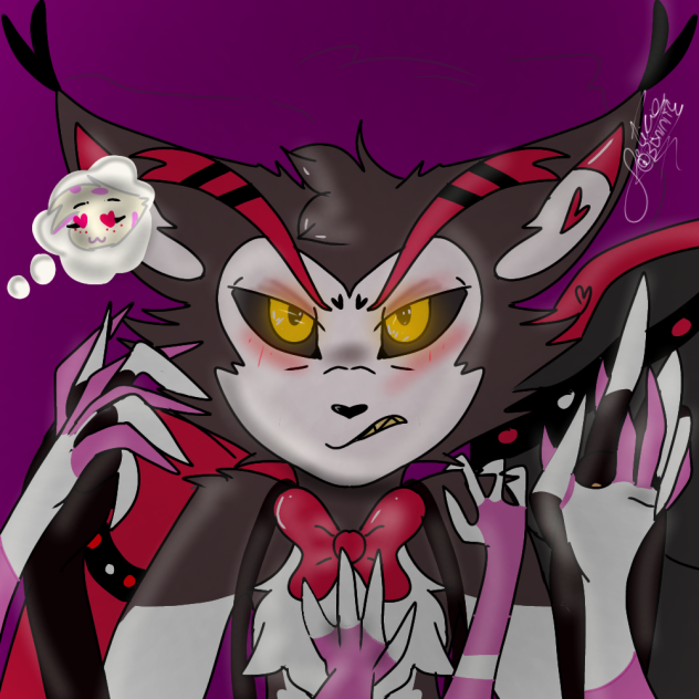 Hazbin hotel husk and angel dust - ibisPaint