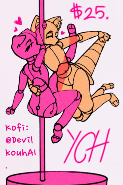 🖍Furry Red Light YCH. 🐾