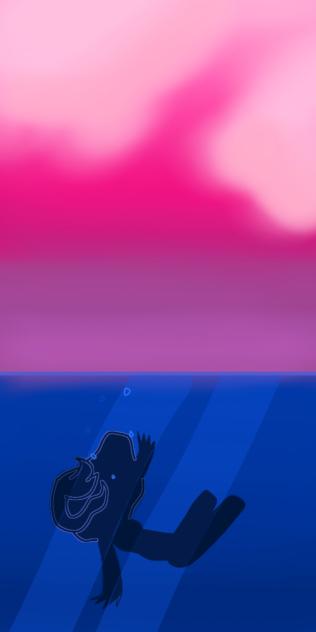 Sunset too far away - ibisPaint