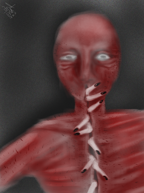 an unpleasant drawing