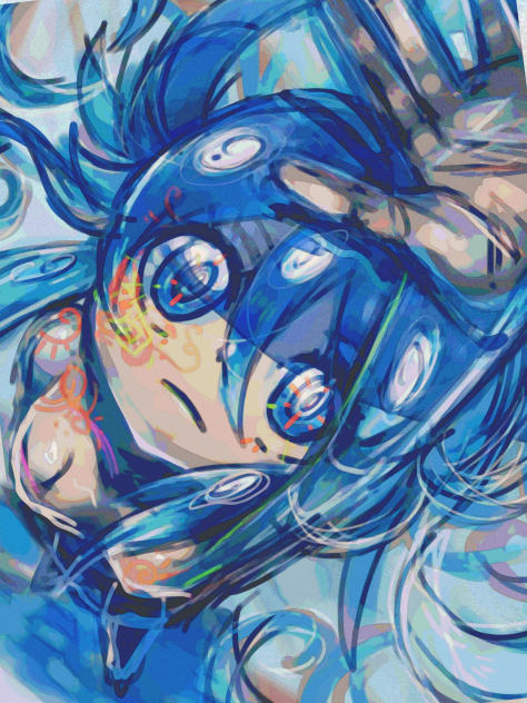 【深淵に】息抜きクロッキー【アイビスペイント】