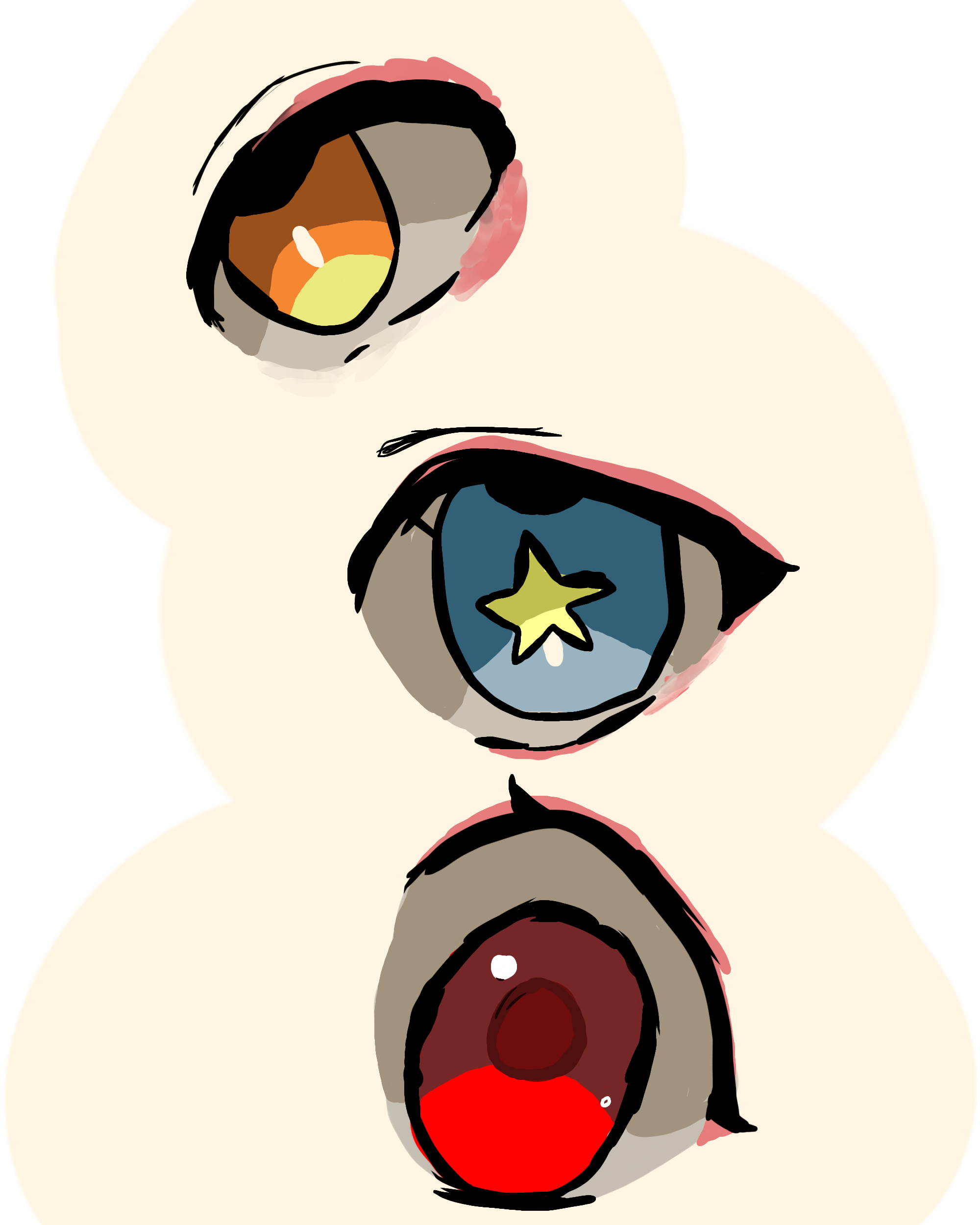 I FINALLY GOT TBHK ART STYLE(eyes) - ibisPaint