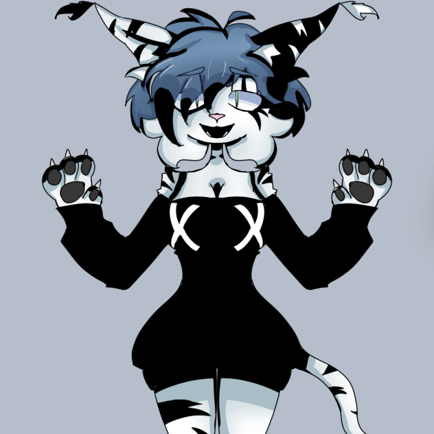 Kate! Art trade with Jerry May (Gwen)