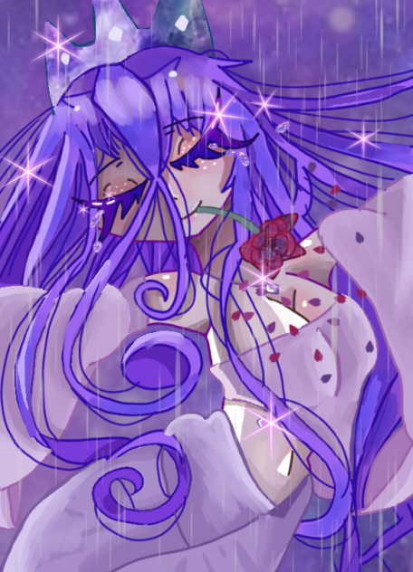 Galaxy Goddess 🌌 ☾ 💜🩵2