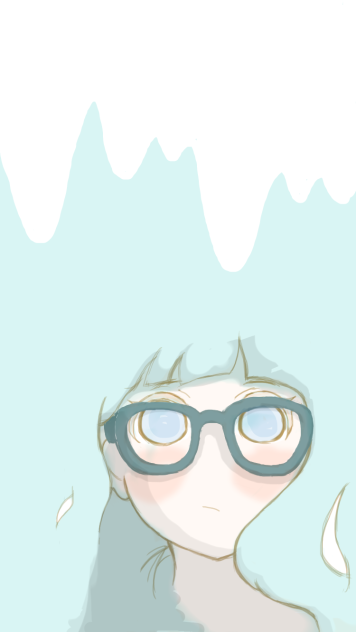 みずいろめがね Ibispaint