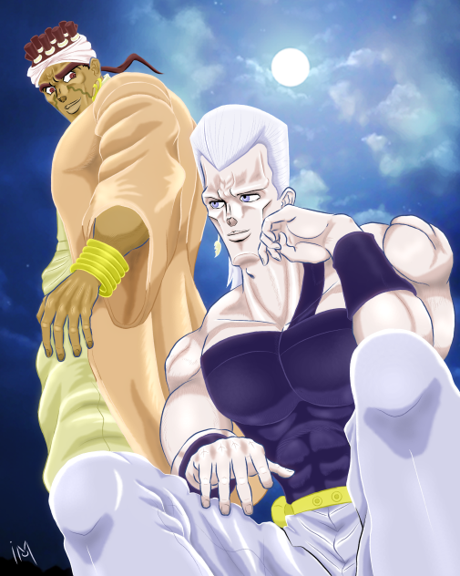 原作版　ジョジョの奇妙な冒険　第3部　アヴドゥルとポルナレフ8