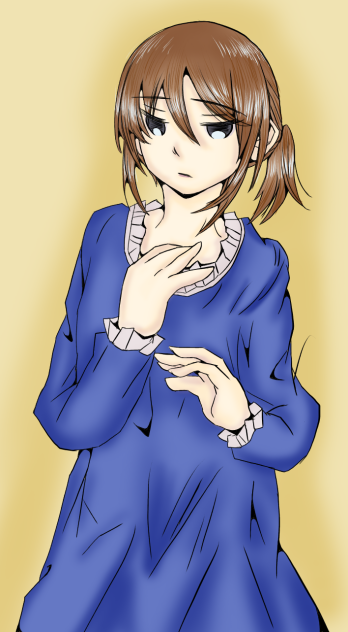 ポニテの女の子
