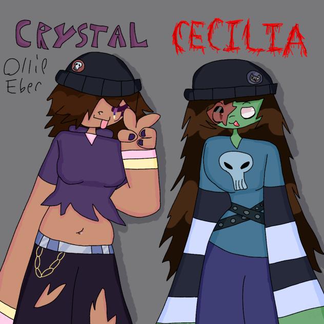 Crystal and Cecilia the sisters