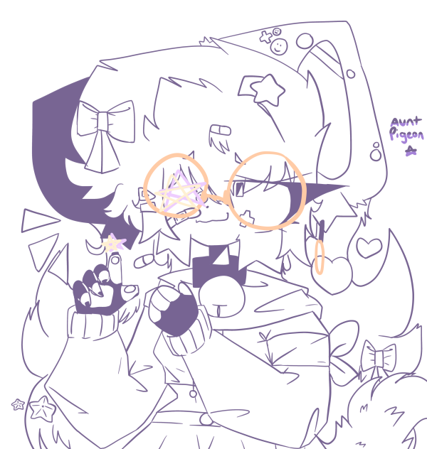 Corruption strikes - Line Art
