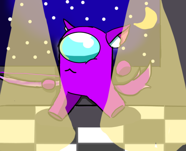 Ender Mina in space ship