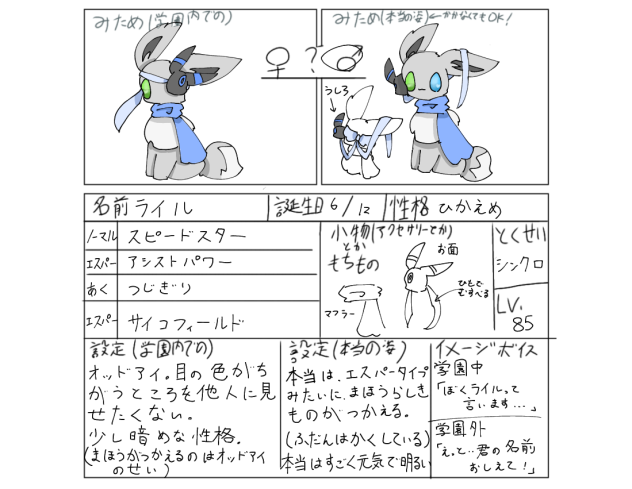 私、◯◯なんです！キャラ募集