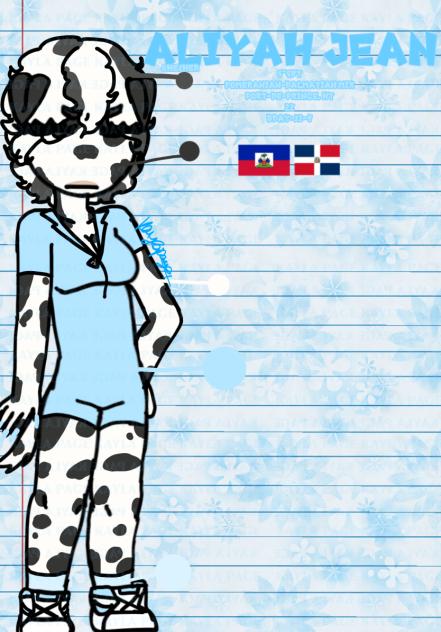 aliyah reference sheet🦋