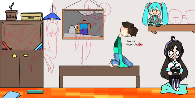 The floor is lava collab