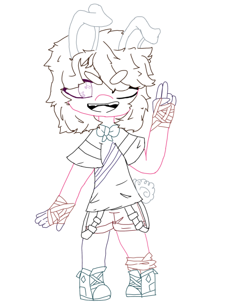 Fan Art for Evan Line art!