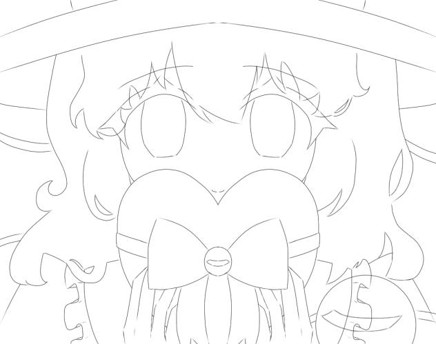 線画ハッピーバレンタイン♡