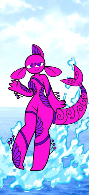 Fishsona named Fuschia