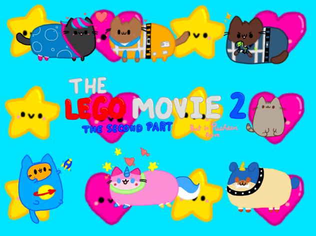 The Lego Movie 2 (but in Pusheen form)