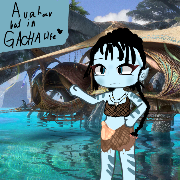 Water avatar but in gacha life