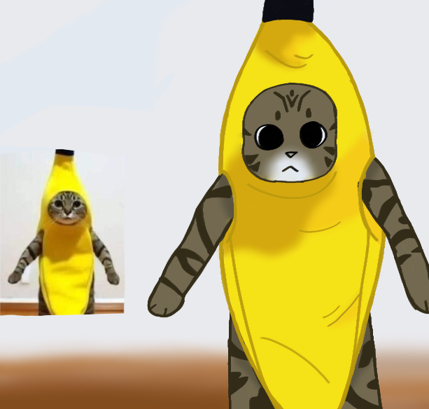 Banana Cat ibisPaint